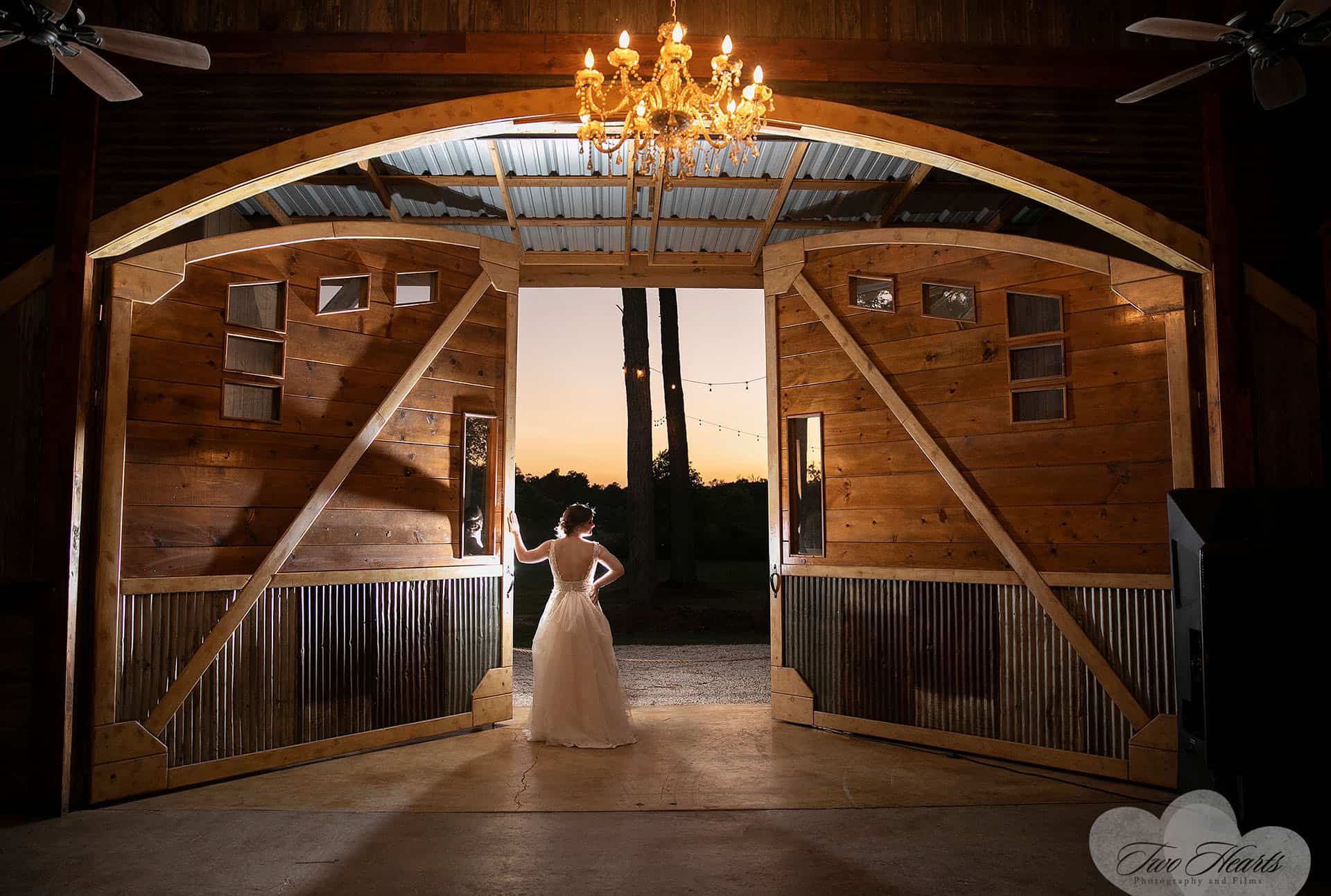 barn doors bride rustic wedding houston