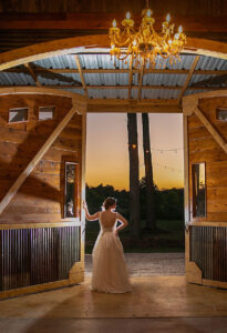 wedding at the barn at four pines ranch