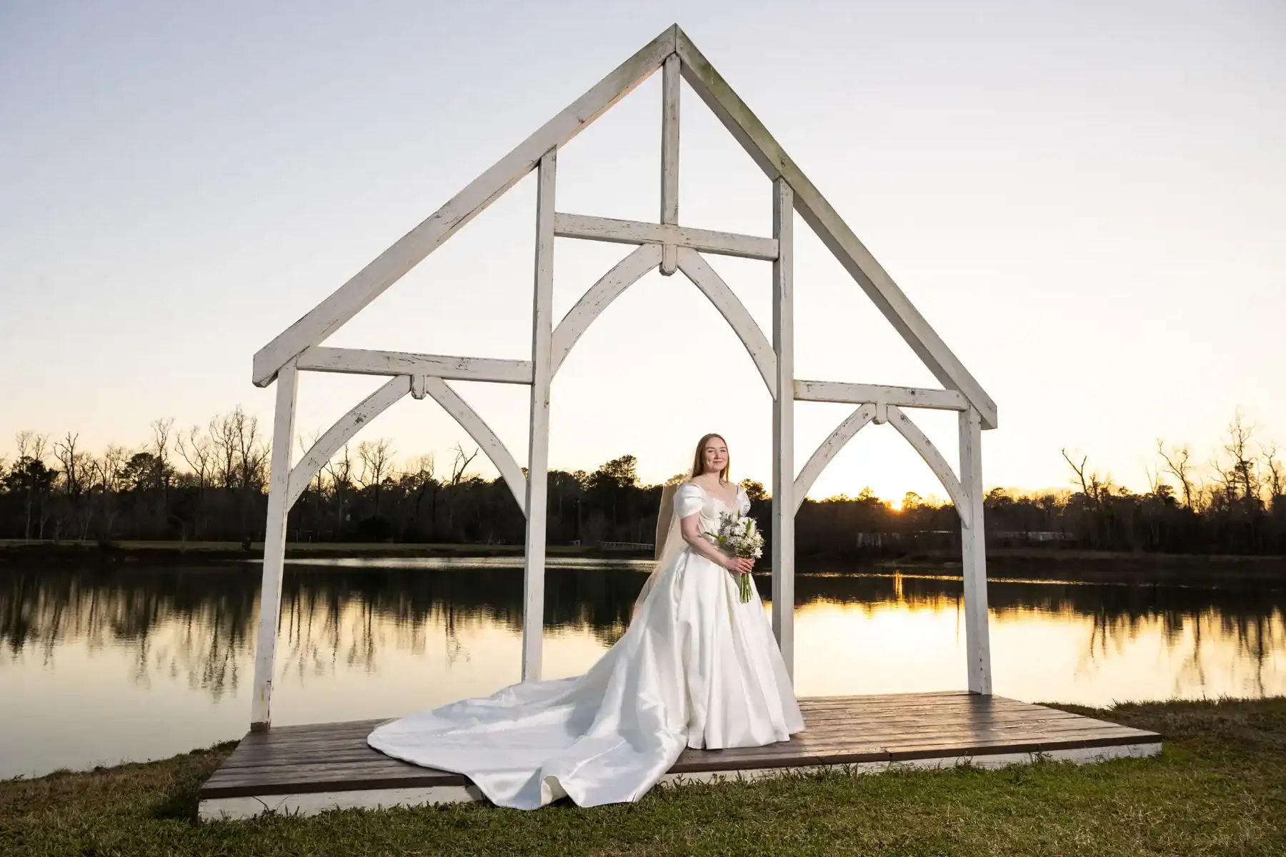 The Barn at Four Pines Ranch Texas Lake Altar Near Houston