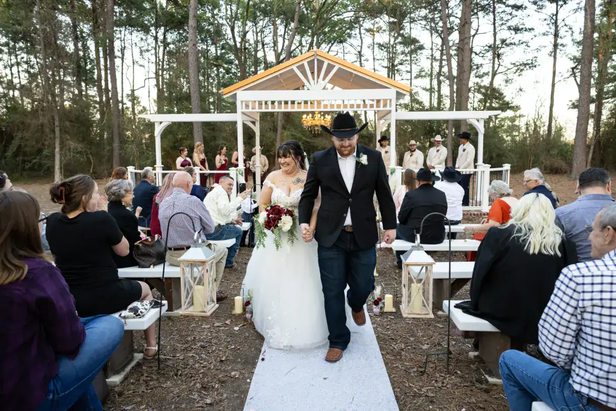 the barn at four pines ranch wedding pine altar in texas the barn at four pines ranch wedding pine altar in texas