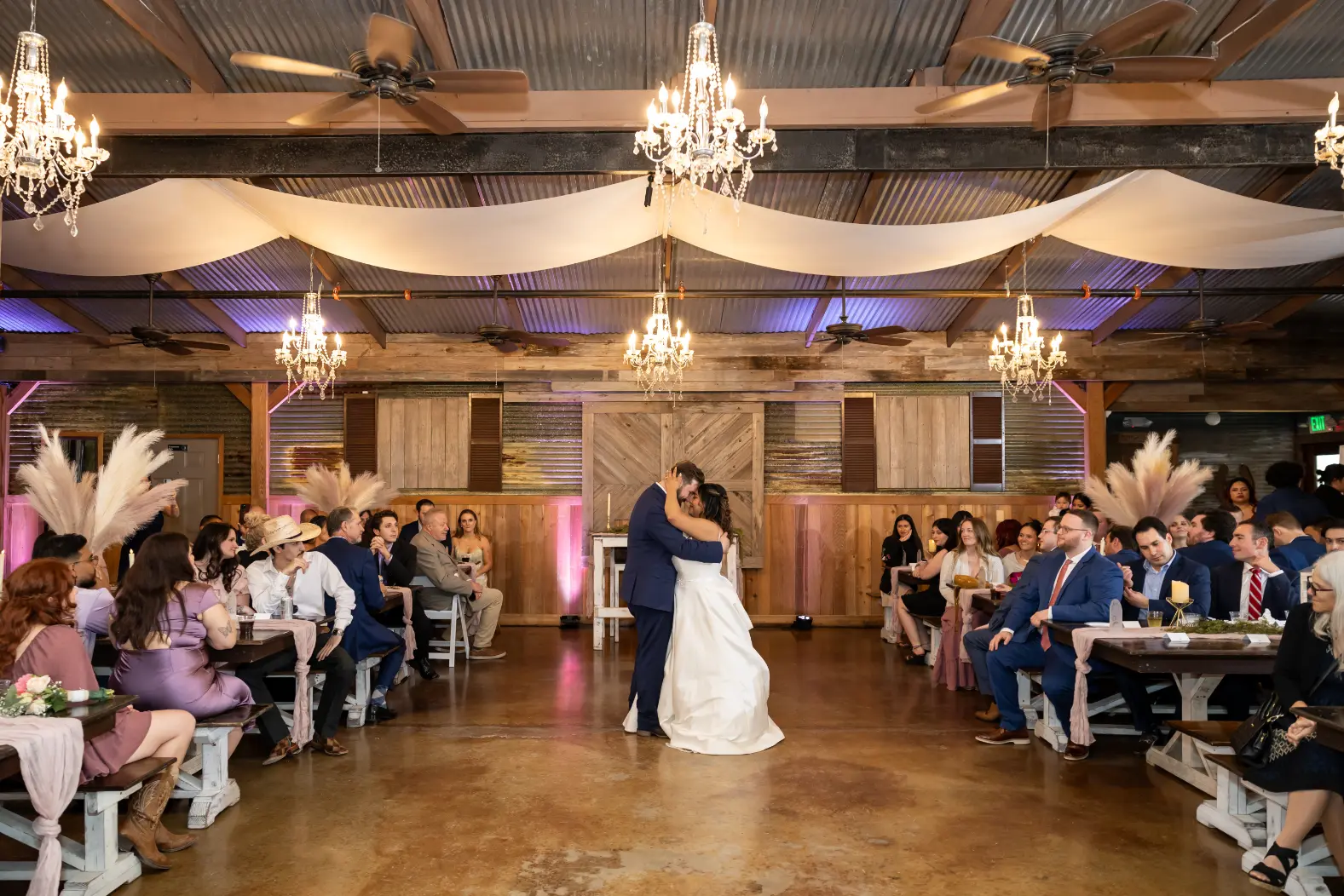 The Barn at Four Pines Ranch Wedding Reception Dance The Barn at Four Pines Ranch Wedding Reception Dance
