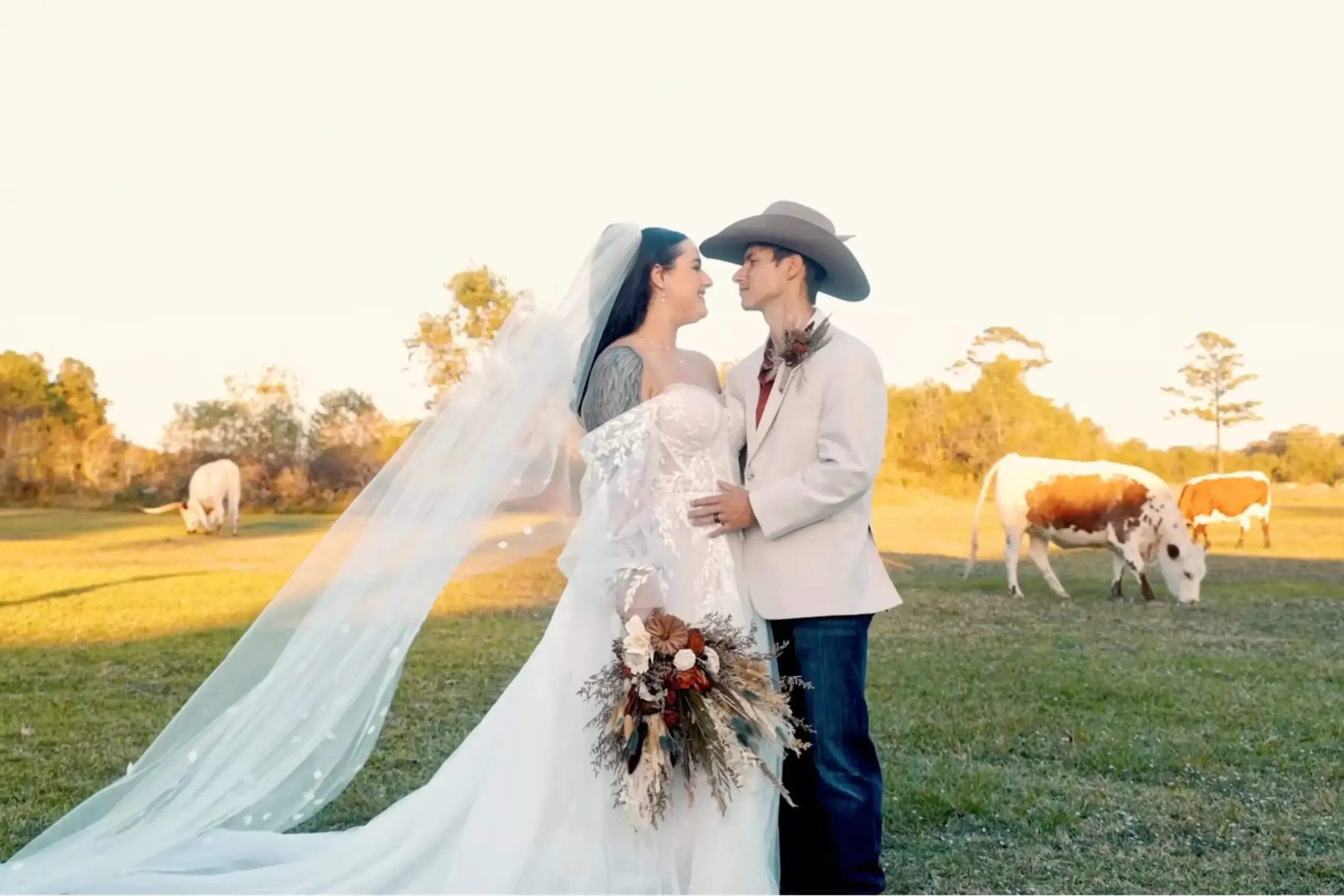 Elizabeth and Charles Forest Wedding Barn at Four Pines Ranch